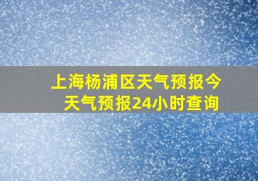 上海杨浦区天气预报今天气预报24小时查询