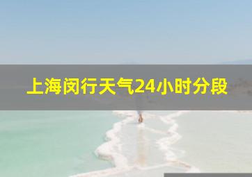 上海闵行天气24小时分段