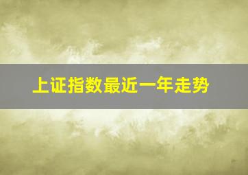 上证指数最近一年走势