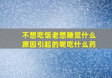 不想吃饭老想睡觉什么原因引起的呢吃什么药