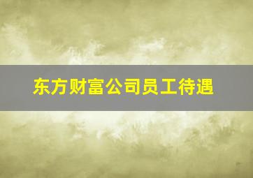 东方财富公司员工待遇