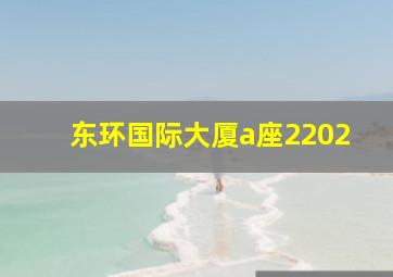 东环国际大厦a座2202