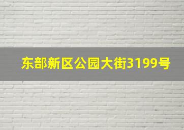 东部新区公园大街3199号