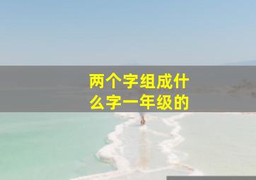 两个字组成什么字一年级的