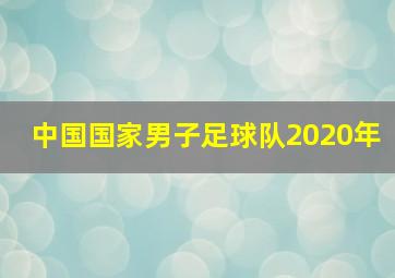 中国国家男子足球队2020年