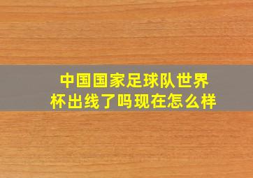 中国国家足球队世界杯出线了吗现在怎么样