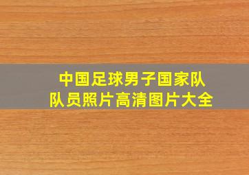 中国足球男子国家队队员照片高清图片大全