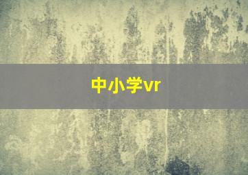 中小学vr