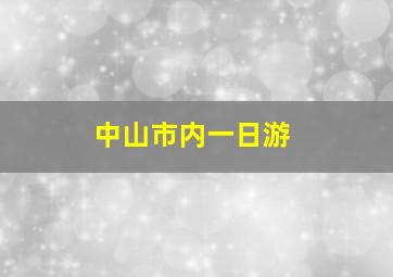 中山市内一日游