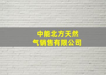 中能北方天然气销售有限公司