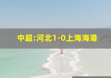 中超:河北1-0上海海港