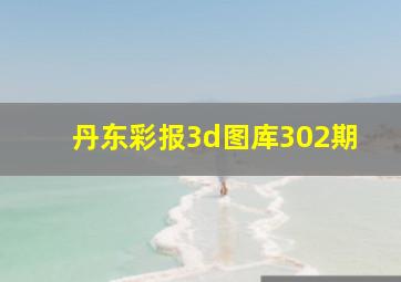 丹东彩报3d图库302期