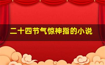 二十四节气惊神指的小说