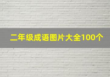 二年级成语图片大全100个