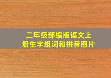 二年级部编版语文上册生字组词和拼音图片