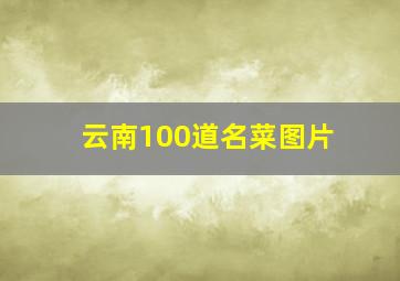 云南100道名菜图片