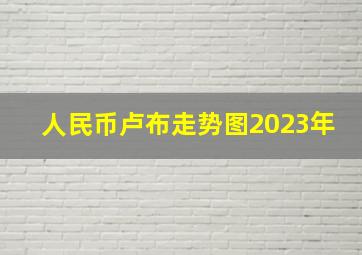 人民币卢布走势图2023年