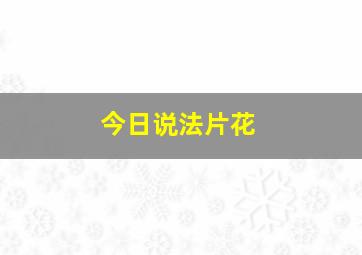 今日说法片花