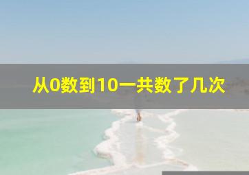 从0数到10一共数了几次