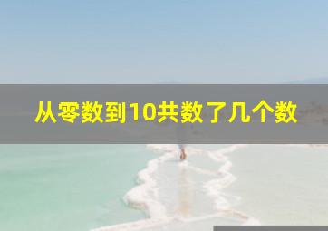 从零数到10共数了几个数