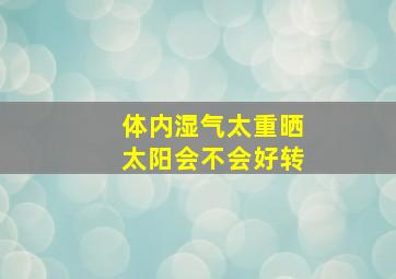 体内湿气太重晒太阳会不会好转