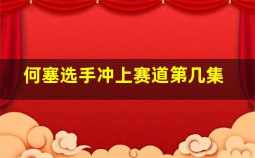 何塞选手冲上赛道第几集