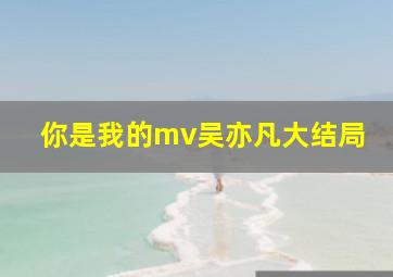 你是我的mv吴亦凡大结局