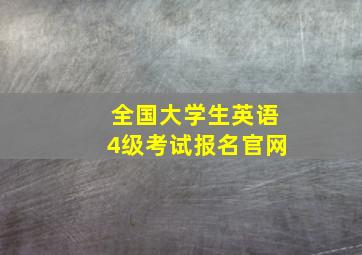 全国大学生英语4级考试报名官网