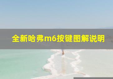 全新哈弗m6按键图解说明