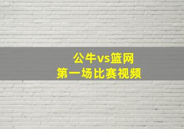 公牛vs篮网第一场比赛视频