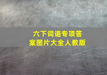 六下词语专项答案图片大全人教版