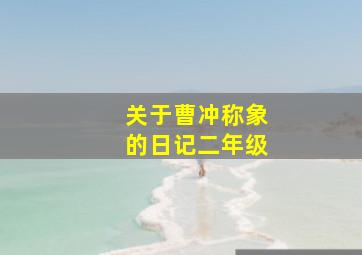 关于曹冲称象的日记二年级