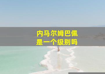 内马尔姆巴佩是一个级别吗