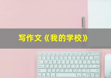 写作文《我的学校》