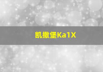 凯撒堡Ka1X