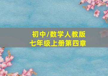 初中/数学人教版七年级上册第四章