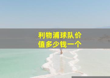 利物浦球队价值多少钱一个