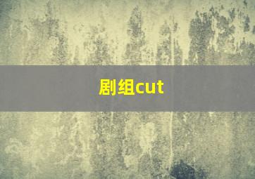 剧组cut