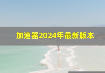 加速器2024年最新版本