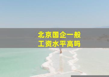 北京国企一般工资水平高吗