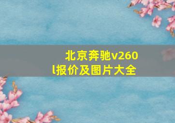 北京奔驰v260l报价及图片大全