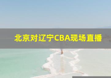 北京对辽宁CBA现场直播