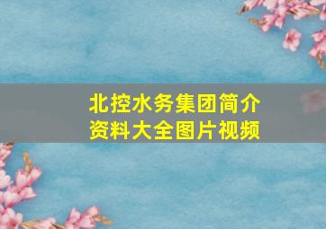 北控水务集团简介资料大全图片视频