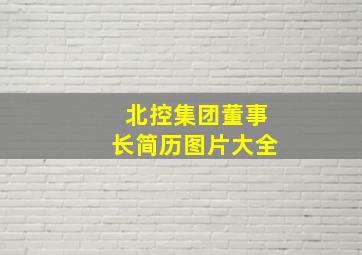 北控集团董事长简历图片大全