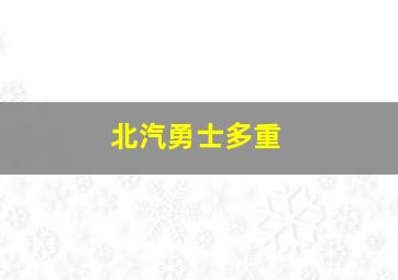 北汽勇士多重