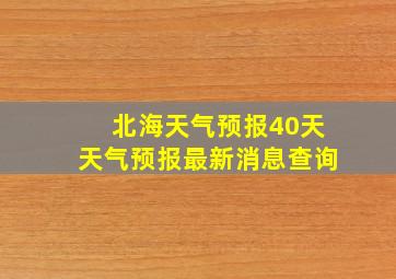 北海天气预报40天天气预报最新消息查询