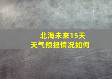 北海未来15天天气预报情况如何