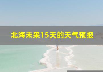 北海未来15天的天气预报