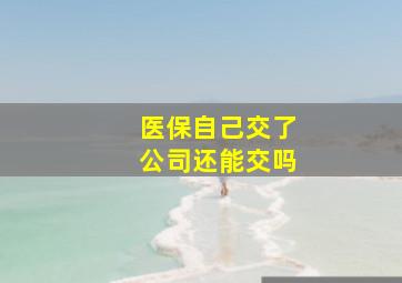 医保自己交了公司还能交吗