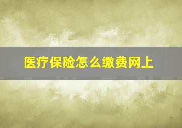 医疗保险怎么缴费网上